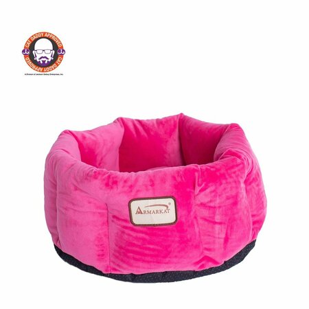 AEROMARK Armarkat Pet Bed Cat Bed 15 x 15 x 7 - Pink AE23246